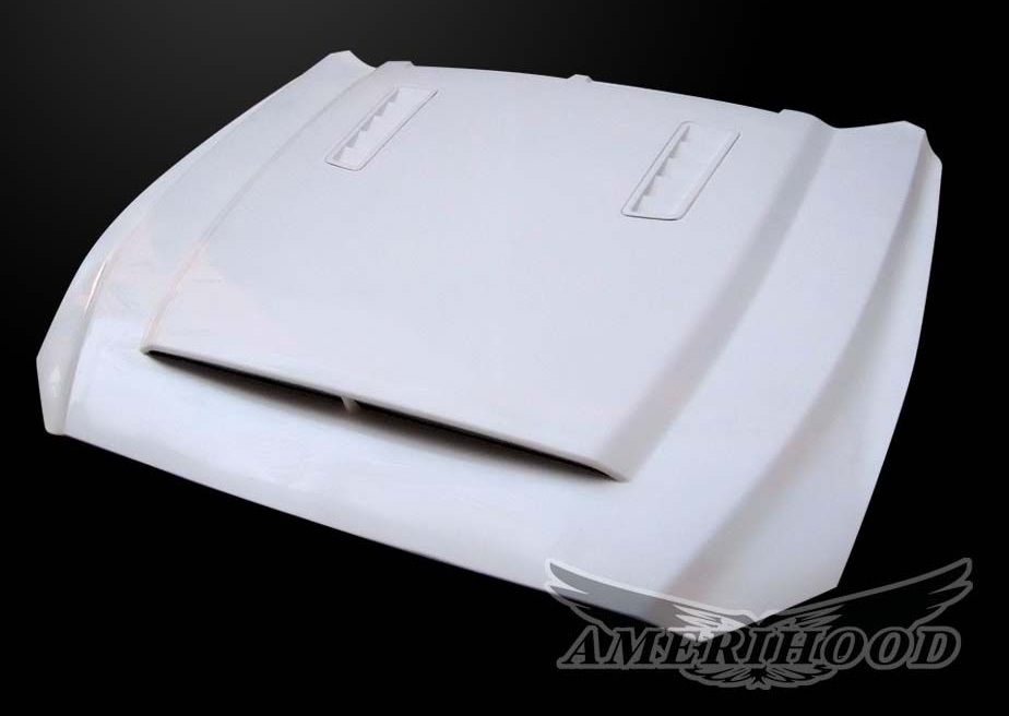 Fiberglass SSE Style Heat Extractor Hood 15-17 Ford Mustang Fiberglass SSE Style Heat Extractor Hood 15-17 Ford Mustang
